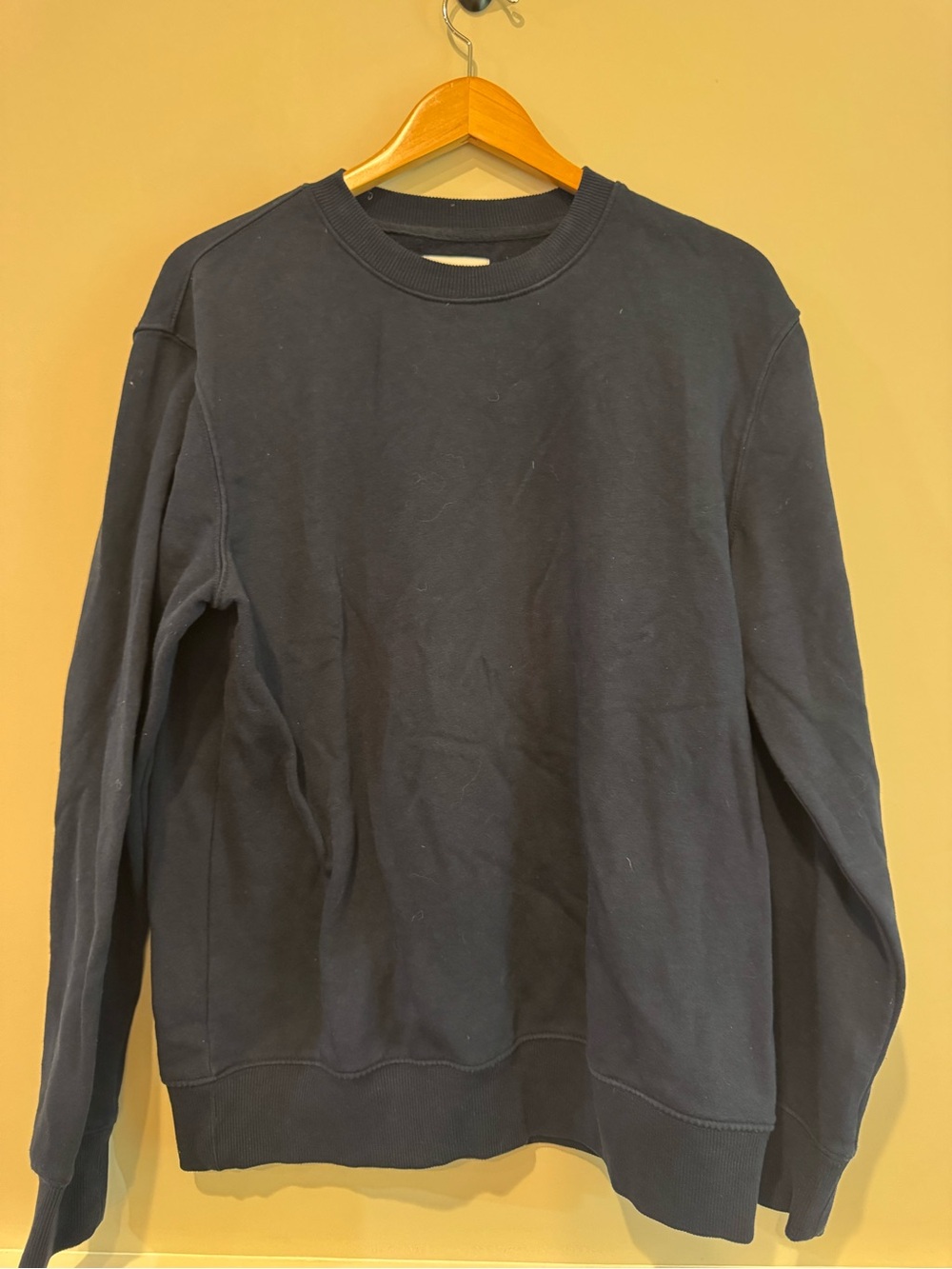 Goodfellow & Co Navy Crewneck Pullover Sweater navy blue size large